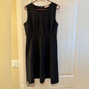 Calvin Klein Classic Black A-Line Midi Dress